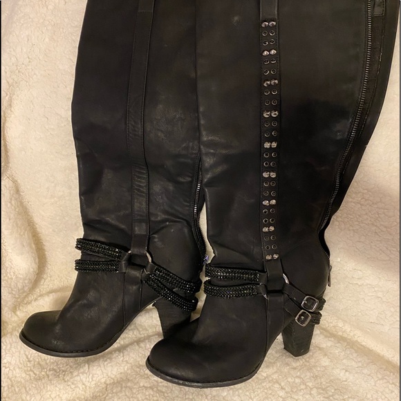 studded boots womens